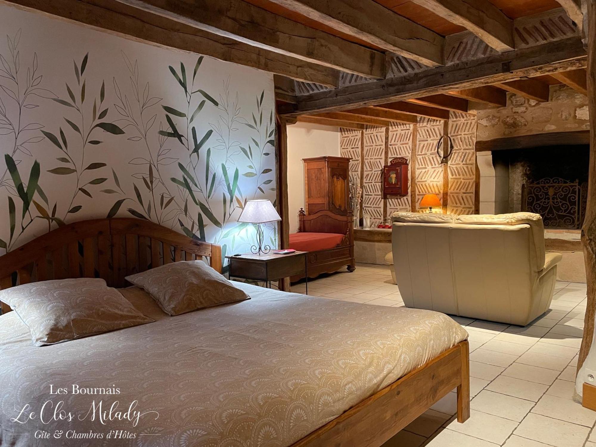 Chambres D'Hotes Les Bournais - Le Clos Milady L'Ile-Bouchard Eksteriør billede